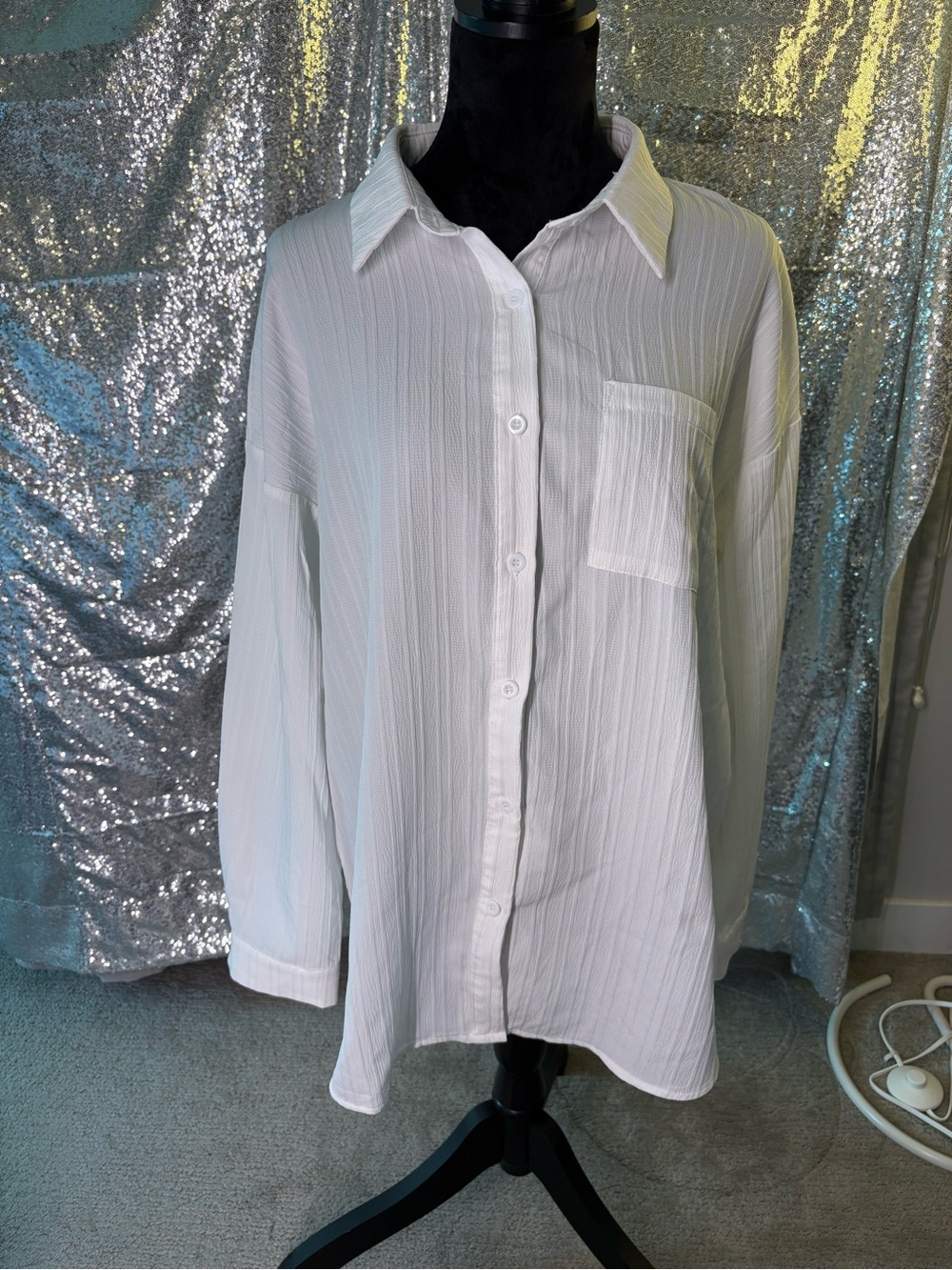 Lightweight Linen Button-Up Coverup 🤍